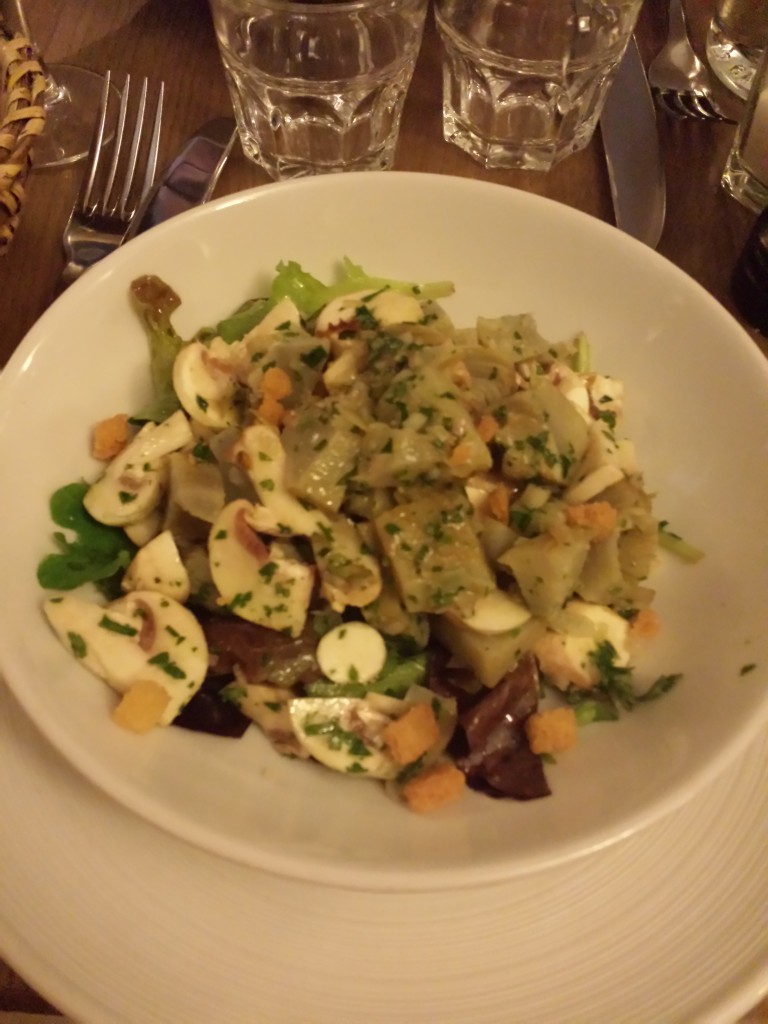 Artichoke and Mushroom Salad
